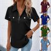 2026 Spring/Summer Women's Versatile V-Neck Loose Temperament Shirt