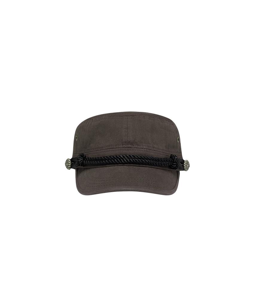 Lessito Tailored Rope Cadet Cap_[Brown]