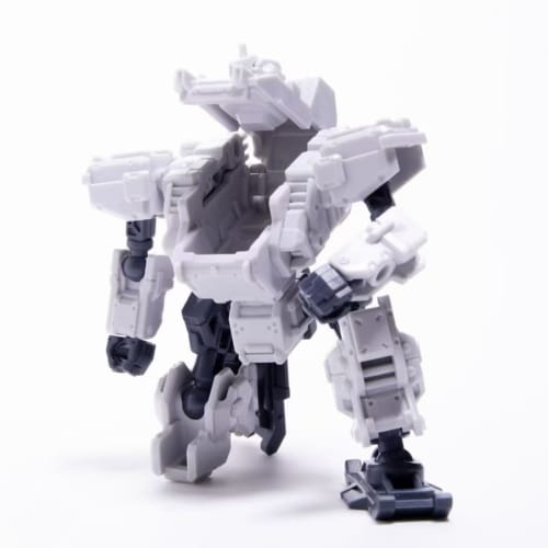 HiPlay Chief Continent 1/60 Scale Solid Shield Team Silver Peak Unit White Pre-Colored Plastic Model Kit