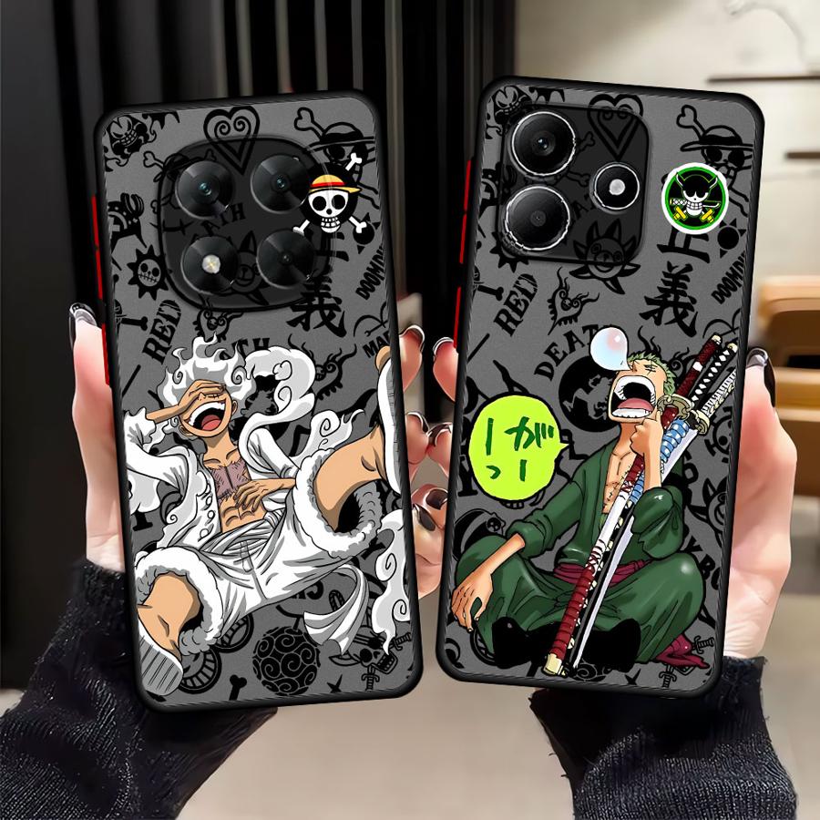 One Pieces Anime Funda Back Phone Cover Case for Xiaomi Redmi Note 14 13 Pro Plus 10 11 9S A4 14C 13C 12