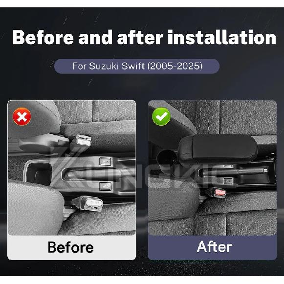 Armrest Box For Suzuki Swift 2005-2020 2021 2022 2023 2024 2025 Car Armrest Car Accessories Interior Storage Box Retrofit Parts