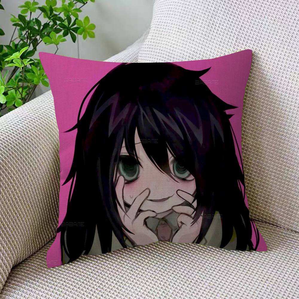 Kawaii Anime K-Kuroki T-Tomoko Cartoon Personalized Pillow Dust Cover Bedroom Kids Party Decoration Pillowcase Birthday Gift