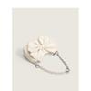 Latest Design Niche High-end Bow Underarm Bag Pleated Beaded Shoulder Bag Autumn and Winter High Quality Women's Bag