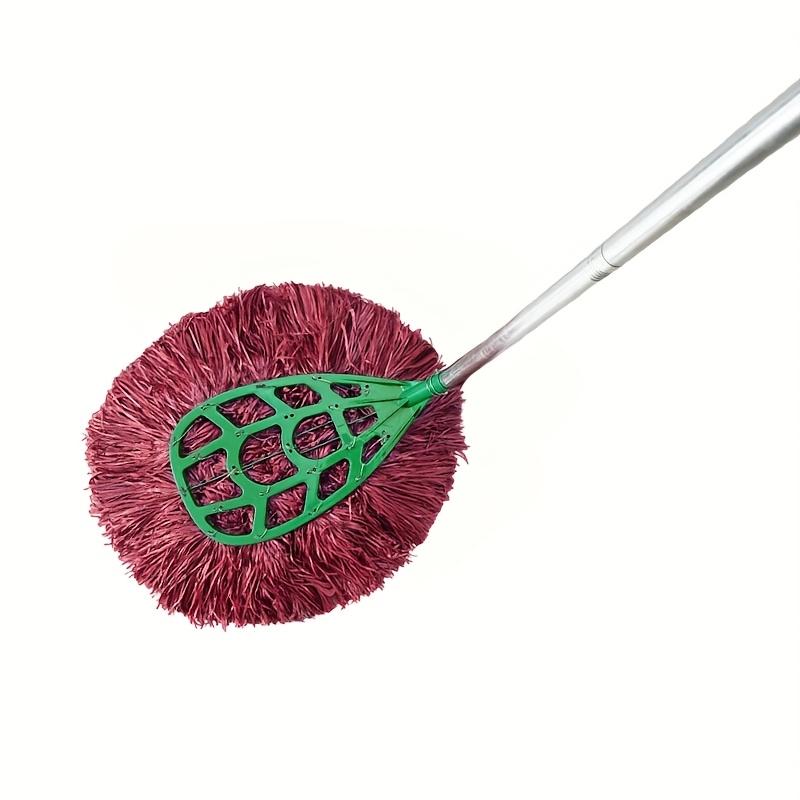 1pc Extended Reach Handheld Broom with Soft Bristles - Ergonomic Handle for Hard Floors, Courtyards & Outdoor Use - Gentle on Surfaces Long Handle Broom