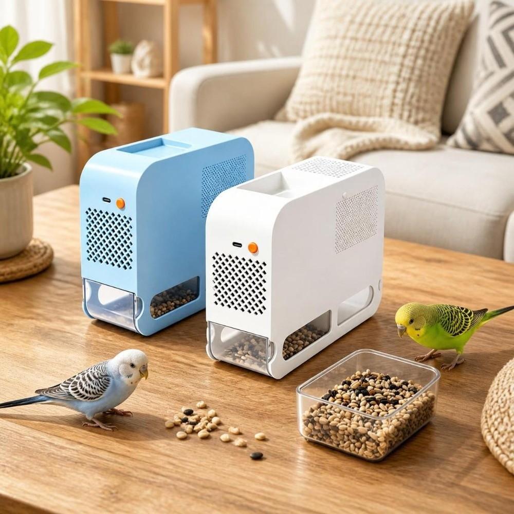 Elektrischer Vogelkörner Schalenbläser Effizienter Vogelfuttertrenner Getreidereiniger Zoohandlung