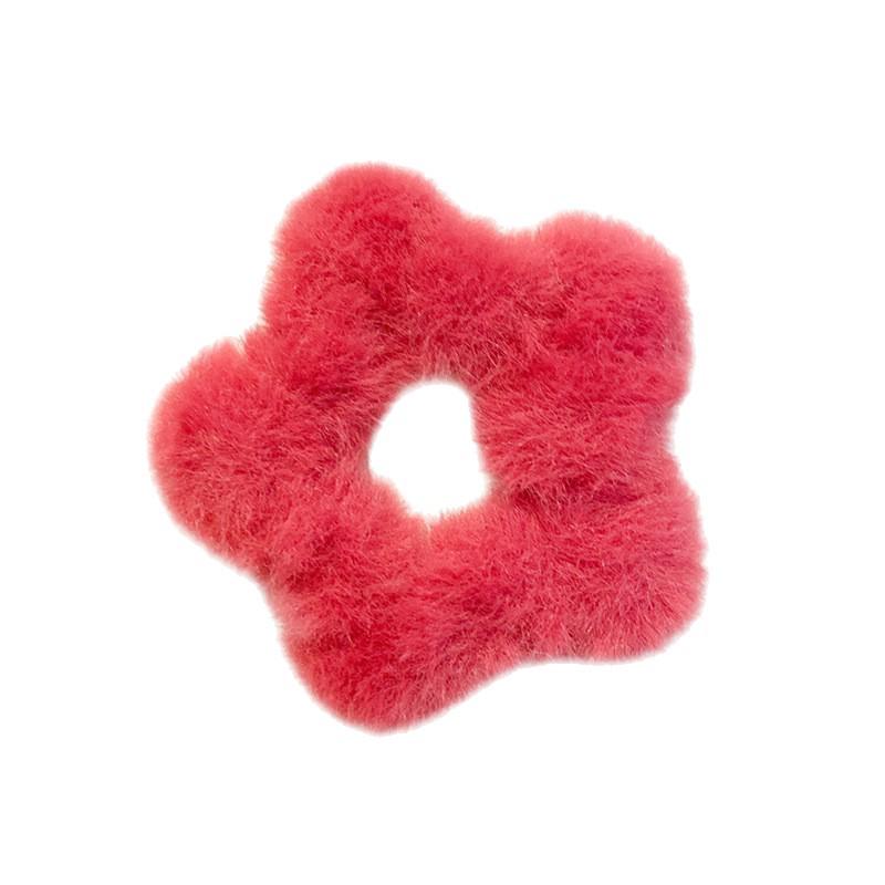 Luxury Macaron Plush Star Hair Clips for Bangs & Side Hair