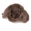 PU Pilot Bomber Hat Men Autumn Winter Warm Plush Thick Cycling Windproof Ear Protection Cap