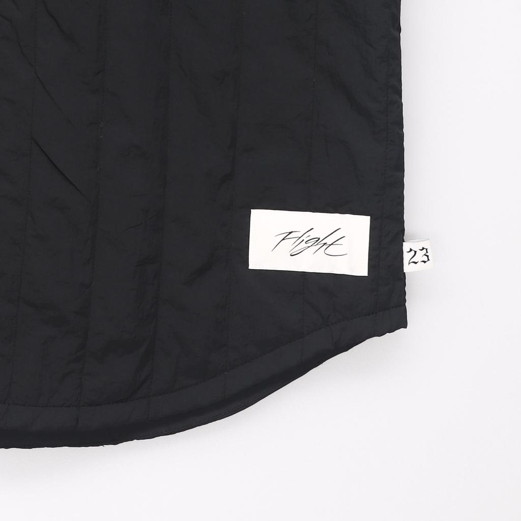 Jordan Flight Heritage Solid Color Loose Single-Breasted Short Sleeve Baseball Jacket Men Tops Black FN4602-045