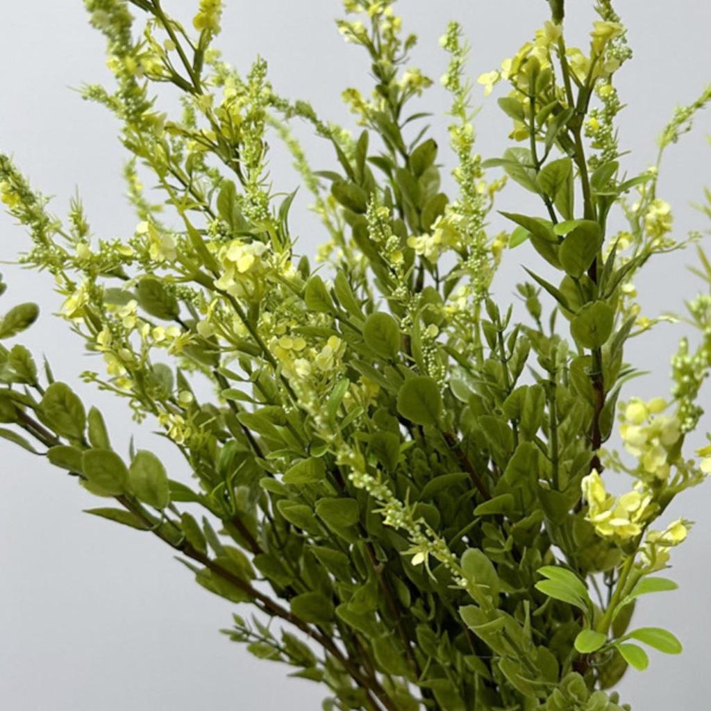 Mori-Stil Künstliche Blaue Schafgarbe - Einzelner Stiel Florale Kunst für Innen-Restaurantdekoration