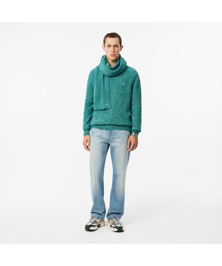 LACOSTE Men'S Melange Crewneck Pullover Ah2920-54N I80