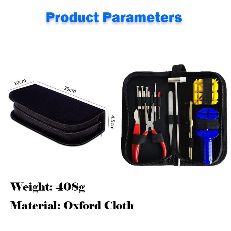 DIY Watch Repair Tool Kit for Enthusiasts Durable Case Opener Band Link Remover Screwdriver Spring Bar for Custom Adjustment