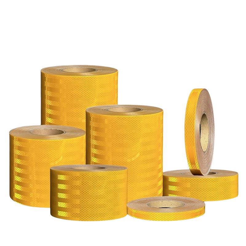 OLOMM High-Visibility Yellow Reflective Warning Tape