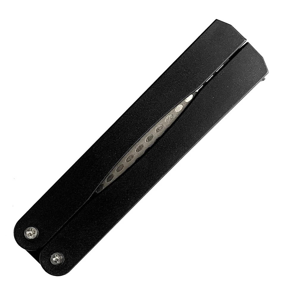 1pc Professional Kitchen Knife Sharpener Portable Double Side Grindstone Tungsten & Diamond Ceramic Sharpening Stone Sharpener