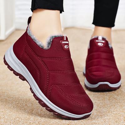 Baumwollschuhe, Kältebeständige Schuhe, Warme Schuhe, Kurze Stiefel, Wildlederschuhe, Dicke Schneestiefel, Schuhe mit dicker Sohle