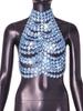 Sex02 Sexy Exaggerated Pearl Fringe Body Jewelry Engagement New Trendy Hot Fashion Luxury Street Style Bra Top Necklace for Gift