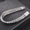 316L Edelstahl Kettenarmband für Herren Nie verblassend Goldfarbe 12MM Gliederketten Armbänder Und Armreifen Mit Geschenkbeutel