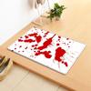 Water-absorbent Blood Stain Floor Mat Quick Dry Carpet Household Kitchen Mat  Haunted House