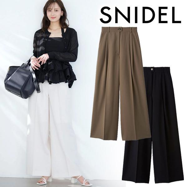 \10% OFF for a limited time / Same day shipping / SNIDEL [Washable] Wide pants SWFP262006 2026 Spring/Summer
