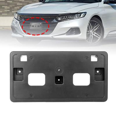 Auto Front Bumper License Plate Holder Frame Registration Bracket For Honda Accord 4Dr Hybrid 2018     US Model