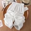 Fashion drape versatile loose casual straight-leg pants women's 1116 summer thin high-waisted thin breathable wide-leg pants