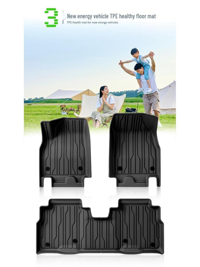 Eco-Friendly TPE Floor, Trunk, and Stain-Resistant Seat Mats for 2023 Buick E5 Models