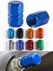 ABCDEW1Aluminum Car Wheel Valve Caps,Stem Cap,Tire Tire Covers for,Bicycle,Automobiles,Motorcycles,Auto Accessories Tool,7 Colors