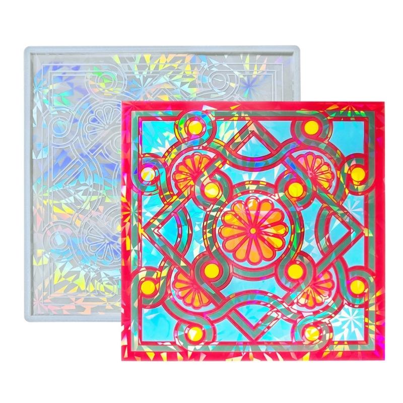 Holographic Paint Ornament Craft Silicone Mold Jewelry Epoxy Casting Jewelry Tool Making Resin Diy Craft Home Decoration