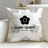 classic fashion designer Mary Quant Cushion Cover Soft  EasyWash Pillow Case  Versatile for Couch Bed Travel and Office