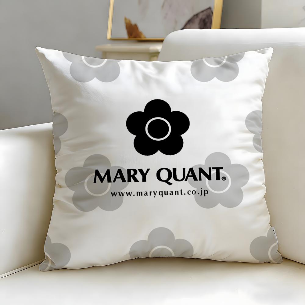 classic fashion designer Mary Quant Cushion Cover Soft EasyWash Pillow Case Versatile for Couch Bed Travel and Office