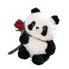 Hug Bamboo Giant Panda Plush Toy Valentine'S Day Love Rose Panda Doll Give Girlfriend Exquisite Gifts