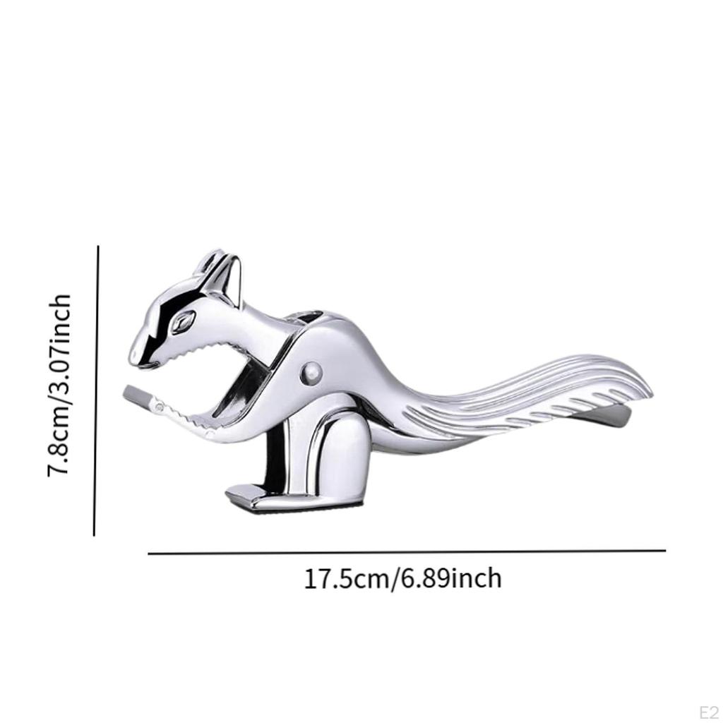 Cascanueces de Aleación Alicate para Nueces Abridor Clip para Castañas Herramienta Portátil para Nueces Pecanas