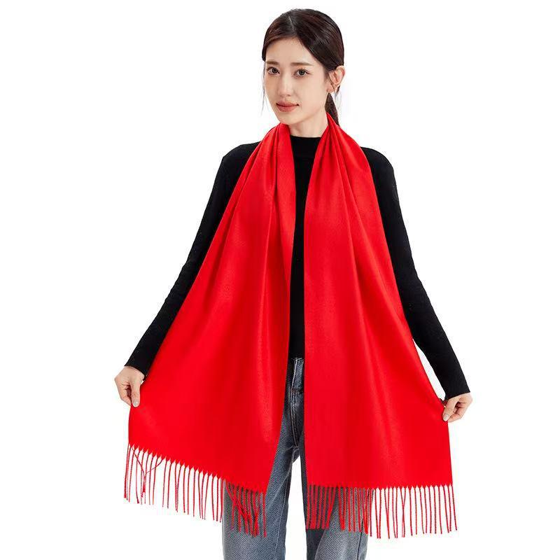 Chinese Red Scarf Logo Printing & Embroidery for Events: Reunions, Corporate Meetings, Birthdays, and Weddings