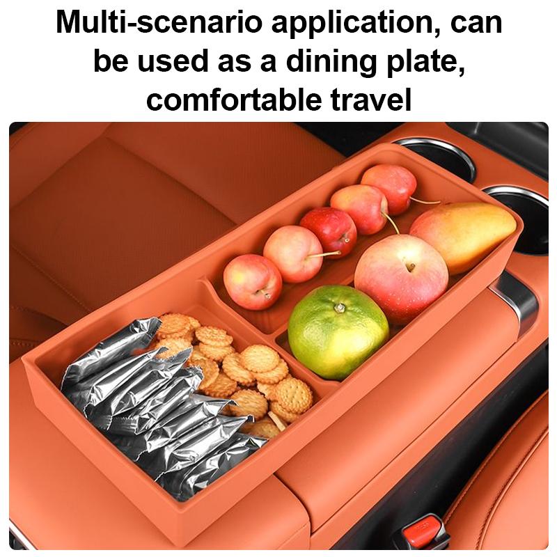 For Changan Deepal S09 2025 2026 Car Refrigerator Silicone Storage Box Non-slip Tray Storage Fixed Silicone Pad Accessories