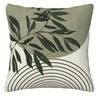 Bohemian Home Decoration Pillowcase, Minimalist Geometric Line Leaf Pattern Design, Soft and Comfortable, Sofa Cushion Cover