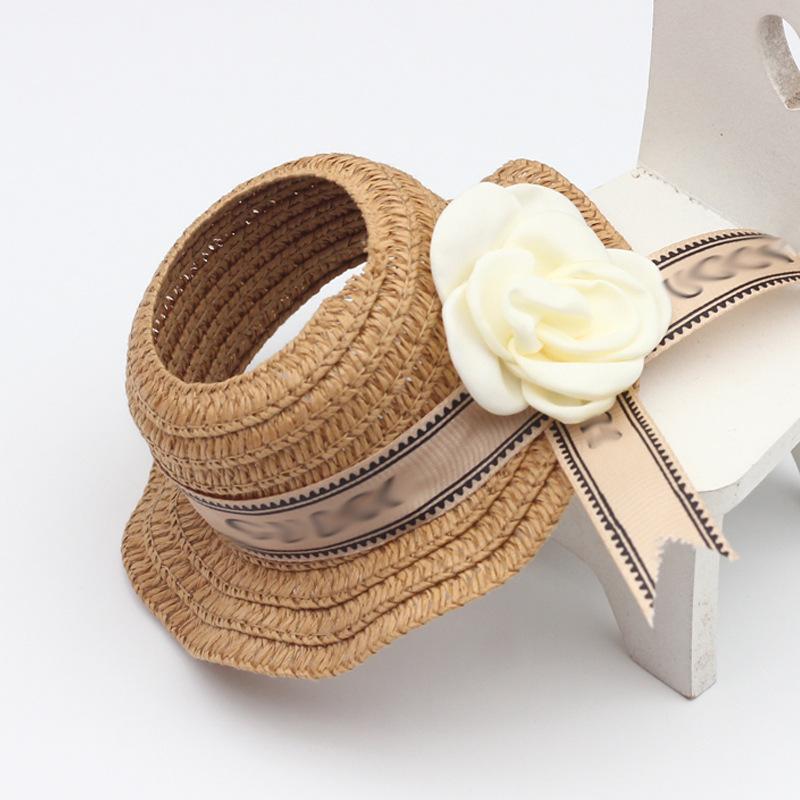 Pendant Doll Dress Accessories Doll Empty Top Opening Woven Straw Hat