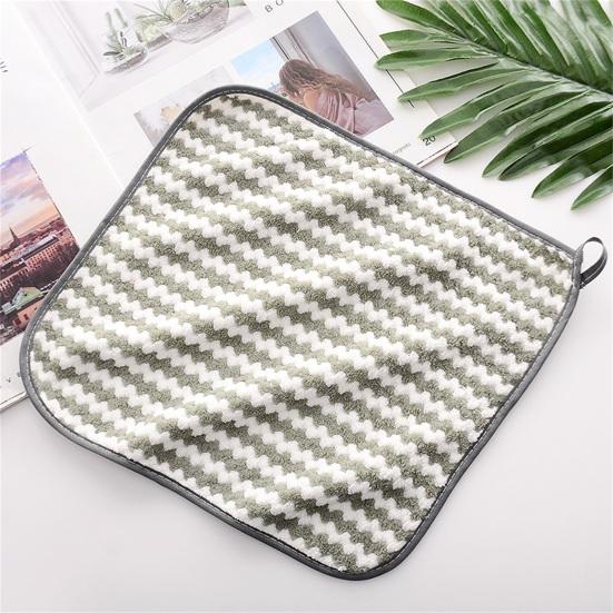 Cleaning Cloth Breathable Quick-dry Coral Fleece Versatile Water Absorbent Washing Dishcloth Household Supplies