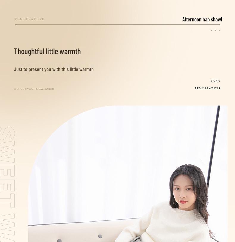 Multifunctional Mink Velvet Office Throw: Air Conditioner Blanket, Nap Quilt, Shawl