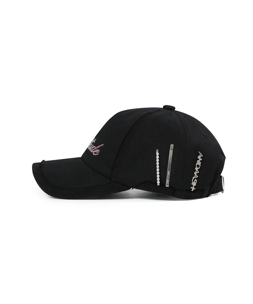 Aeneoaeswi Double Layered Hair Clip Cap Black