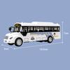 Dual Inertia Sliding Campus Bus Car Model Simulation Sound and Light Music Educational Toy Bus Car Toy Children's Birthday Gift