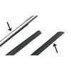 4 Pezzi Guscio in Gomma per Finestrini Nero o Cromato per Toyota 4Runner 75711-35011 2009-2020 Guarnizione Vetro Esterna