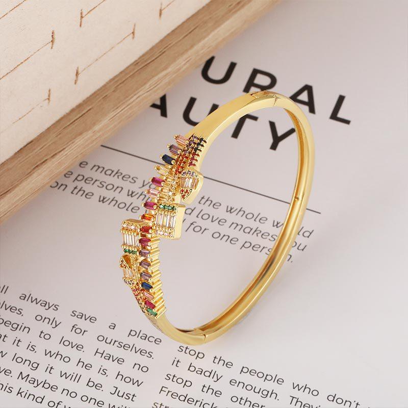 Fashionable Women's Bracelet Stone Versatile Buckle Bracelet