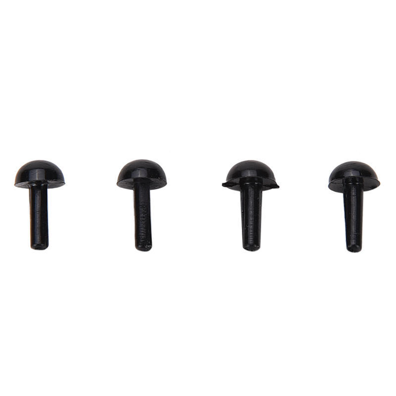 

100 шт./компл. Пластиковые черные глаза для куклы-медведя, куклы-животного, сделай сам, черные глаза, 4 размера 3mm