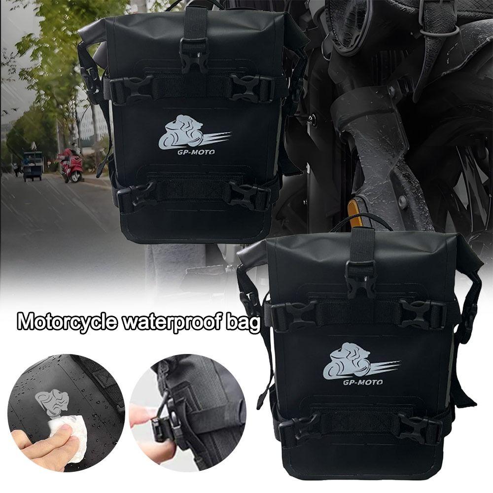 Waterproof Motorcycle Bumper Bag PVC Protective Bar Side Bag  Motorcycle Accessories