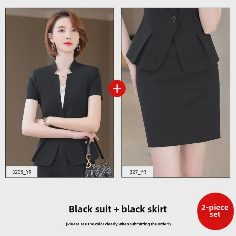 Stylish High-End Women's Slim Suit Jacket - Korean Style, Stand-Up Collar, Ideal for Workplace Wear