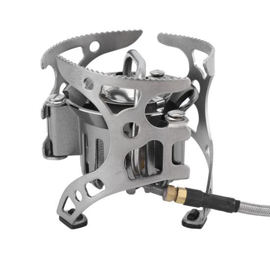Outdoor Backpacking Furnace Oil Gas Portable Fuel MultiUse Camping Picnic Gas Cooking Stove