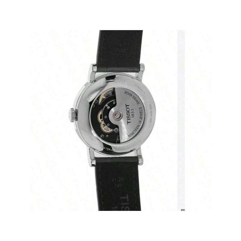 Tissot Charm-Serie Quarzwerk Drei-Zeiger-Uhr mit Datumsanzeige, minimalistische Herrenuhr, Swiss Made, 40mm T109.407.16.051.00
