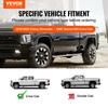 Running Boards, 6" Step Bars Compatible with 2019-2023 Chevy Silverado/GMC Sierra 1500/2020-2024 Silverado/Sierra 2500/3500HD Crew Cab, 201 Stainless