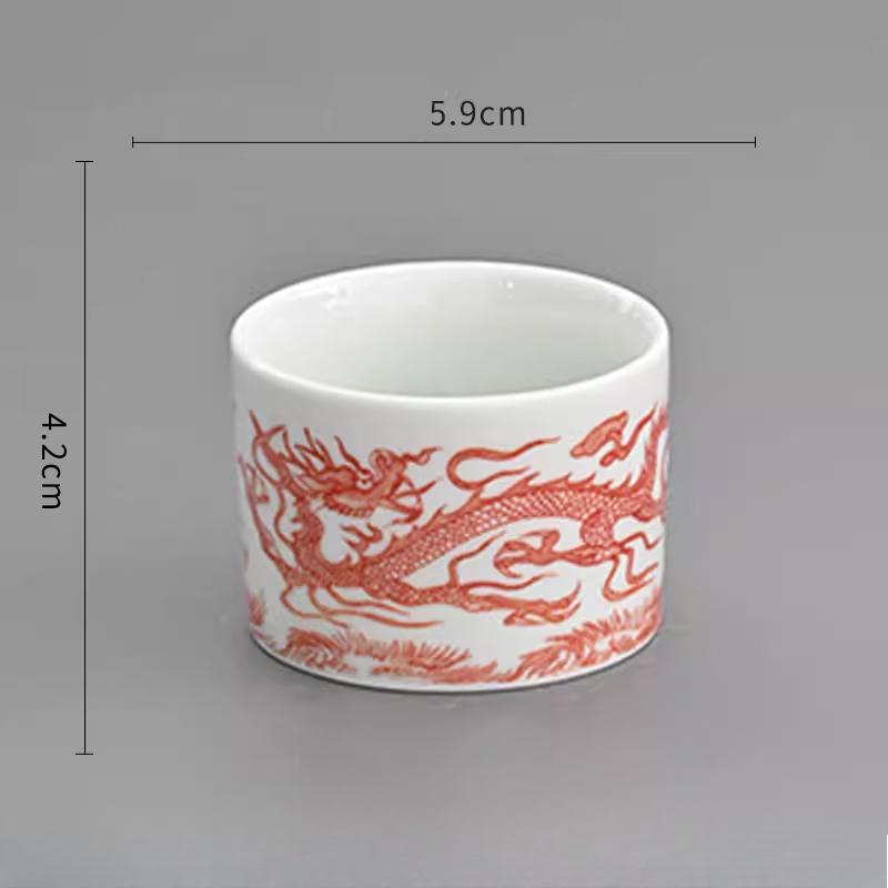 

1pcs Custom Celadon Teacup Set Portable Ceramic Tea Cup Home Small Tea Bowl Chinese Master Cup Traditional Tea Accessories See options chart