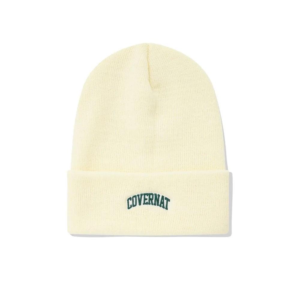 Hat Arch Logo Middle Beanie Ivory F
