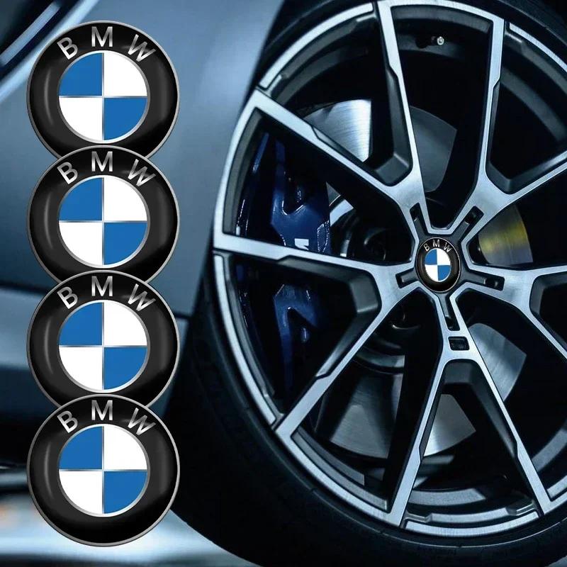 4 buc 56mm Embleme Auto Capace Centru Jantă Autocolante Capace Butuc Decal Pentru BMW M M3 M5 M6 X3 E46 E90 E39 F10 F20 F30 G20 E60 E36 E34 X6